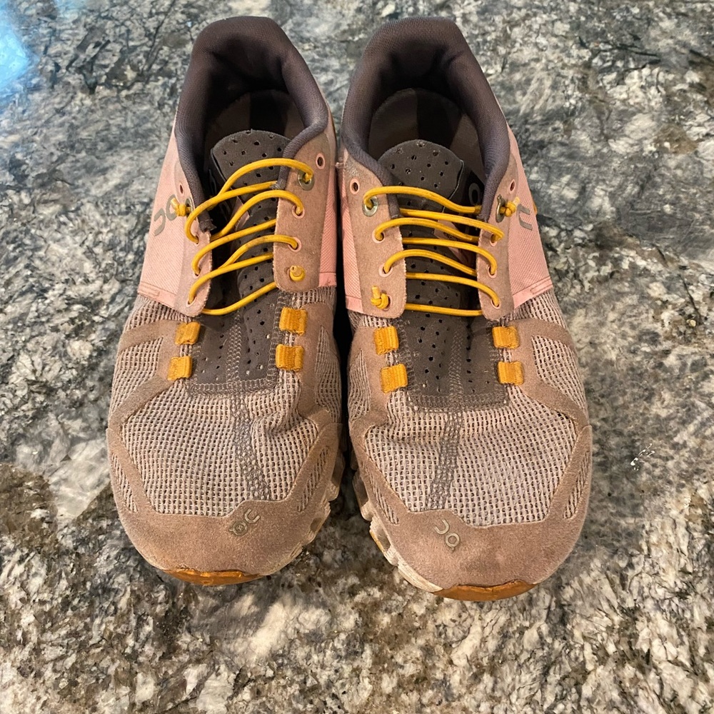 Used on running sneakers